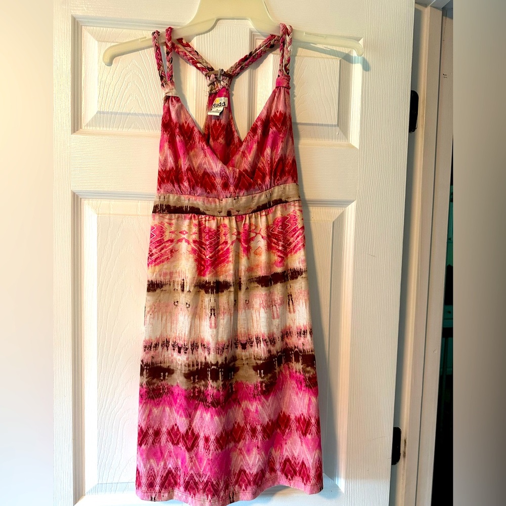 Summer pink dress